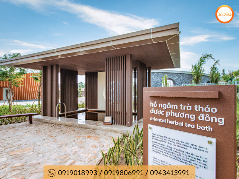 Hồ ngâm khoáng hương trà thảo dược Phương Đông - Du lịch 360Go 